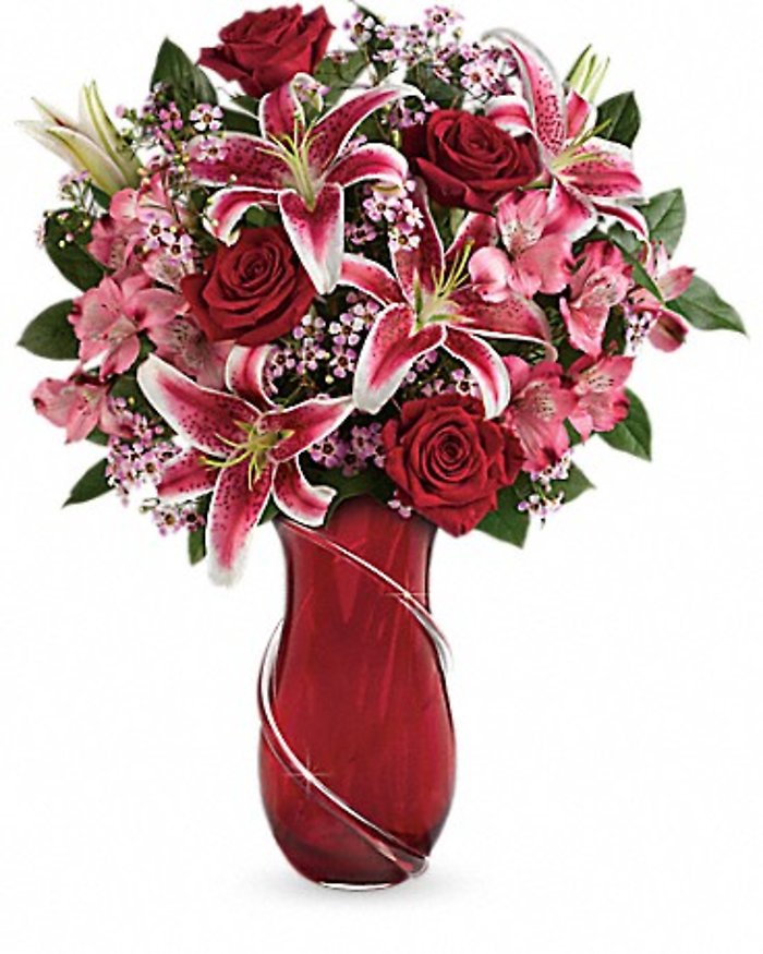 Wrapped in Passion Vase