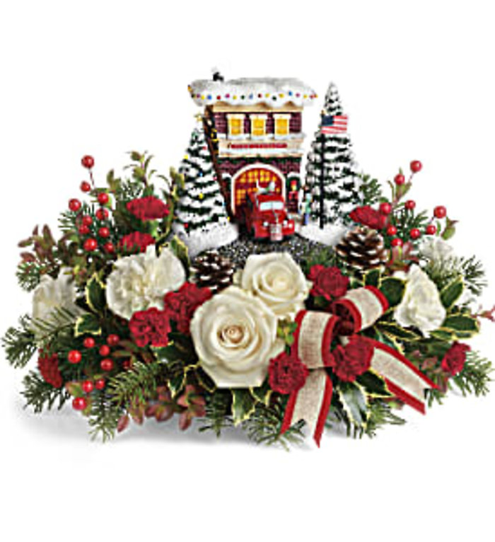 Thomas Kinkade\'s Hero\'s Holiday Bouquet