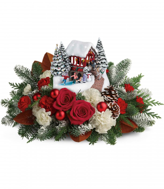 Thomas Kinkade\'s Snowfall Dreams Bouquet