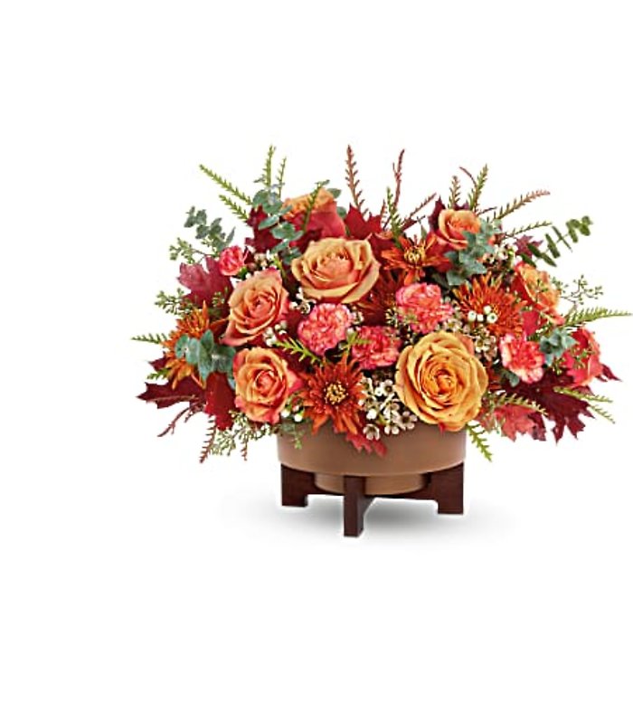 Modern Copper Centerpiece