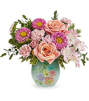 Watercolor Garden Bouquet