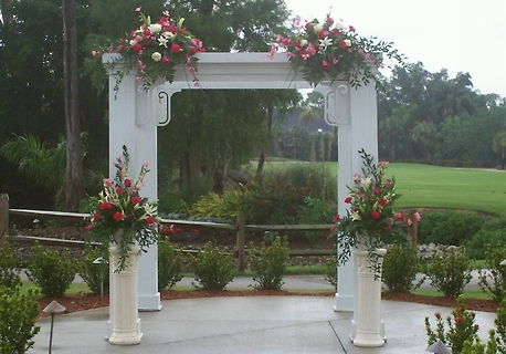 White Arch and Pedestals
