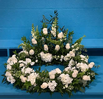 Pure Love Cremation Wreath