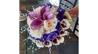 Calla and Rose Bridal Bouquet