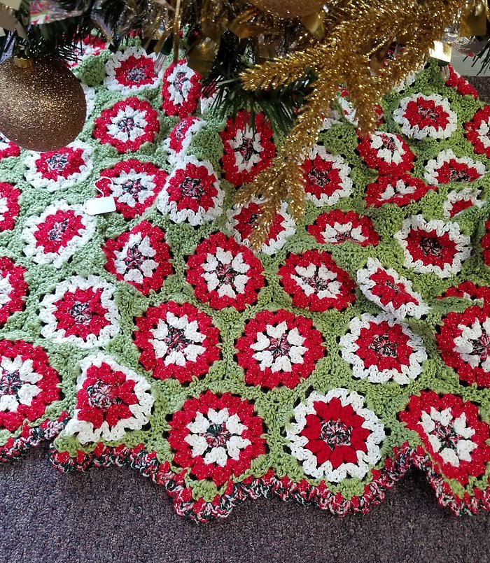 Medium Hand Made Tree Skirt