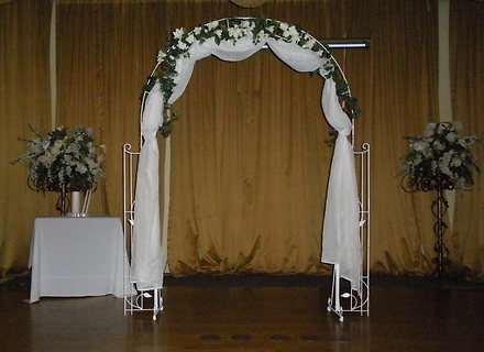 Decorated Metal Arch