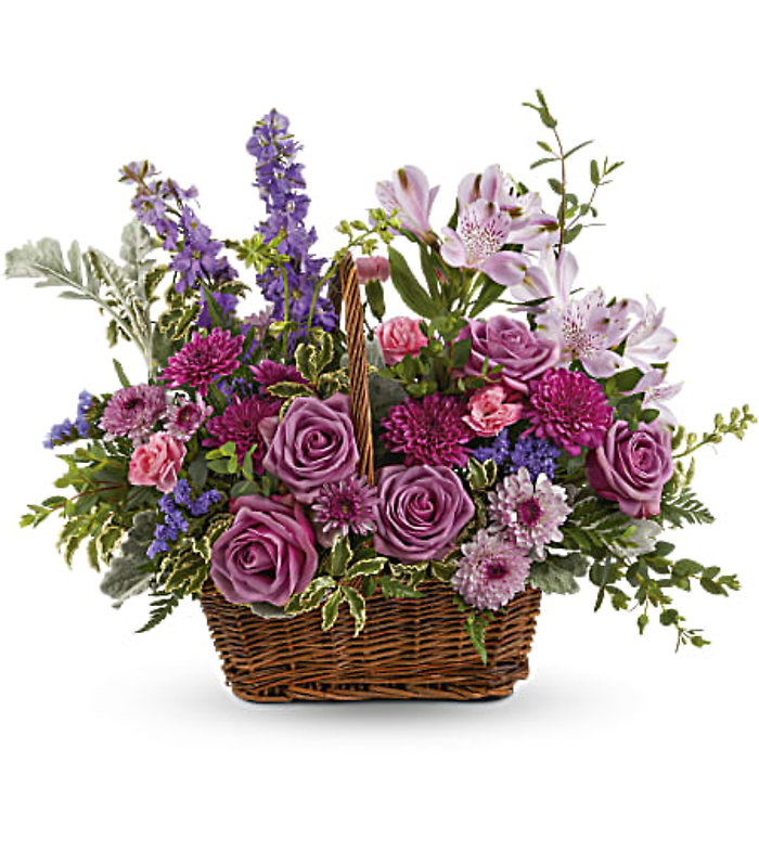 Lavender Meadows Basket