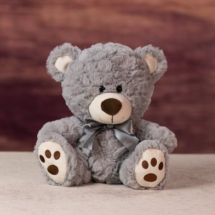 Sasha - 9\" Silver Bear