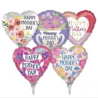 10\" Mother\'s Day Stick Balloon