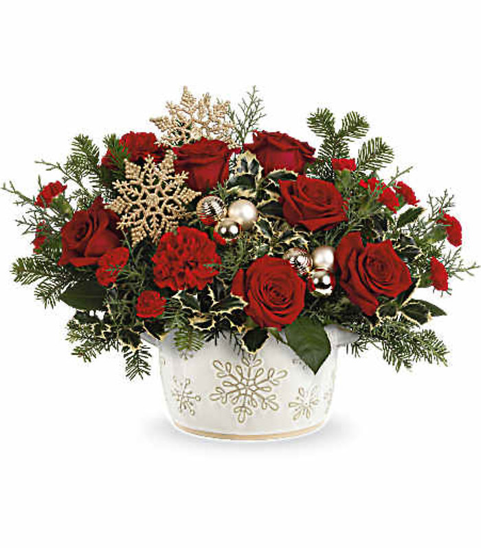 Snowflake Symphony Centerpiece