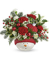 Snowman Ornament Bouquet