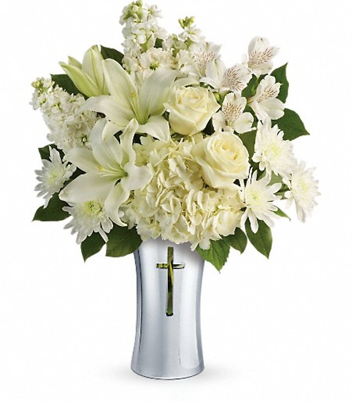 Shining Cross Vase