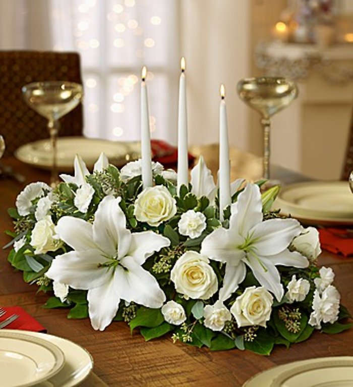 All White Centerpiece