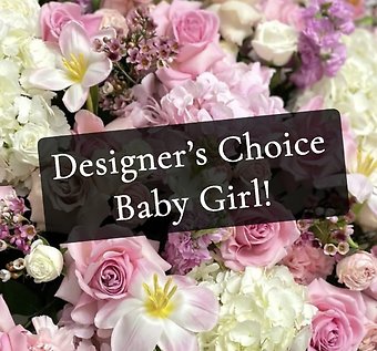Designer\'s Choice Baby Girl Bouquet