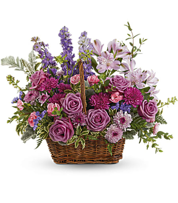 Lavender Meadows Basket