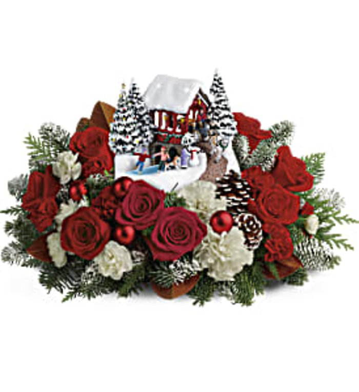 Thomas Kinkade\'s Snowfall Dreams Bouquet