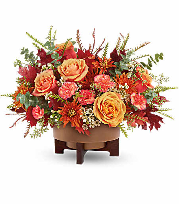 Modern Copper Centerpiece