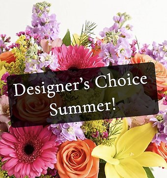 Summer Flowers Designers Choice Arrangement