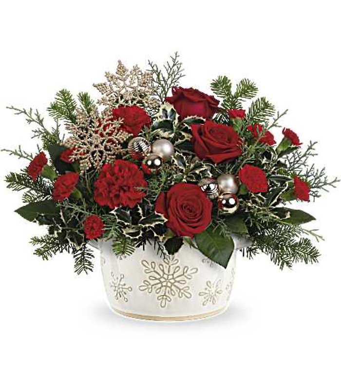 Snowflake Symphony Centerpiece