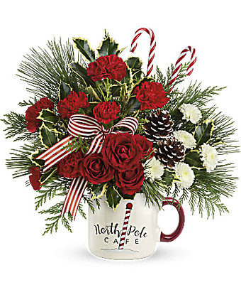 Send a Hug North Pole Cafe Mug