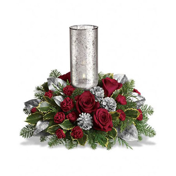 Silver Glow Centerpiece