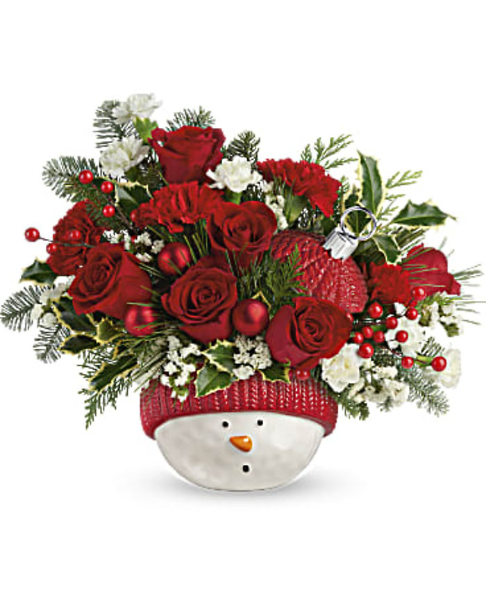 Snowman Ornament Bouquet