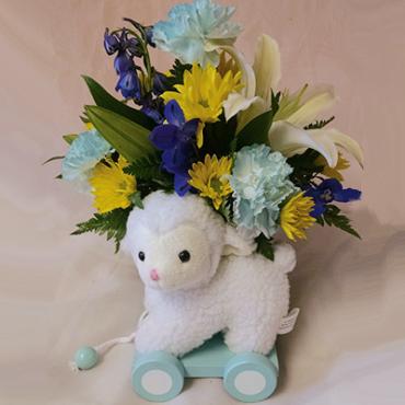 Baby Boy Lamb Bouquet