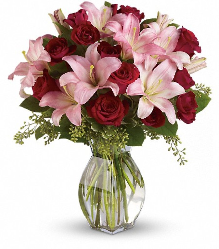 Lavish Love Bouquet with Long Stemmed Red Roses