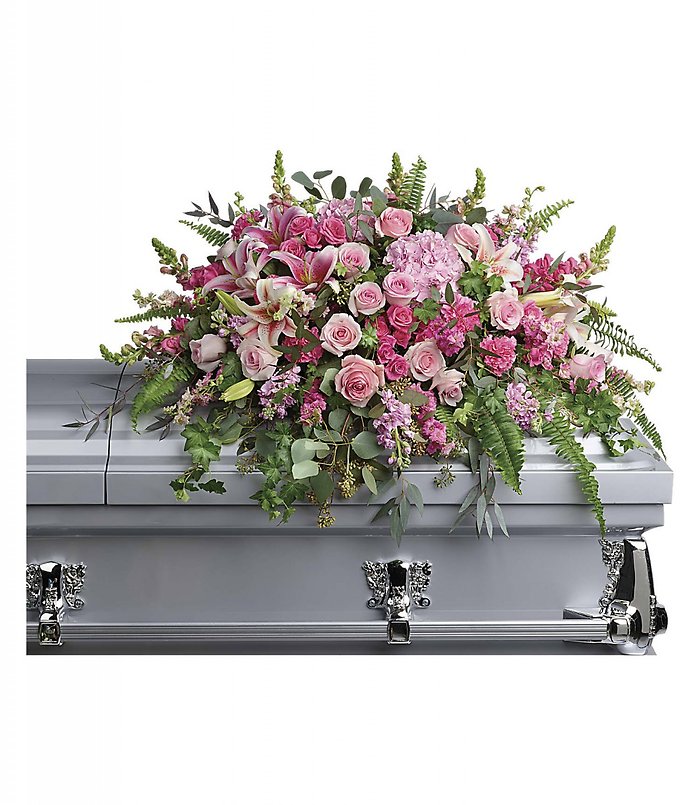 Beautiful Memories Half Casket Spray