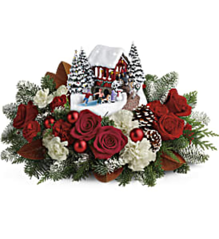 Thomas Kinkade\'s Snowfall Dreams Bouquet