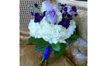 Rose Hydrangea Bridesmaid Bouquet