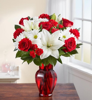 Red and White Delight Bouquet