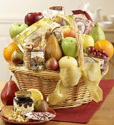 Bountiful Fruit & Gourmet Basket