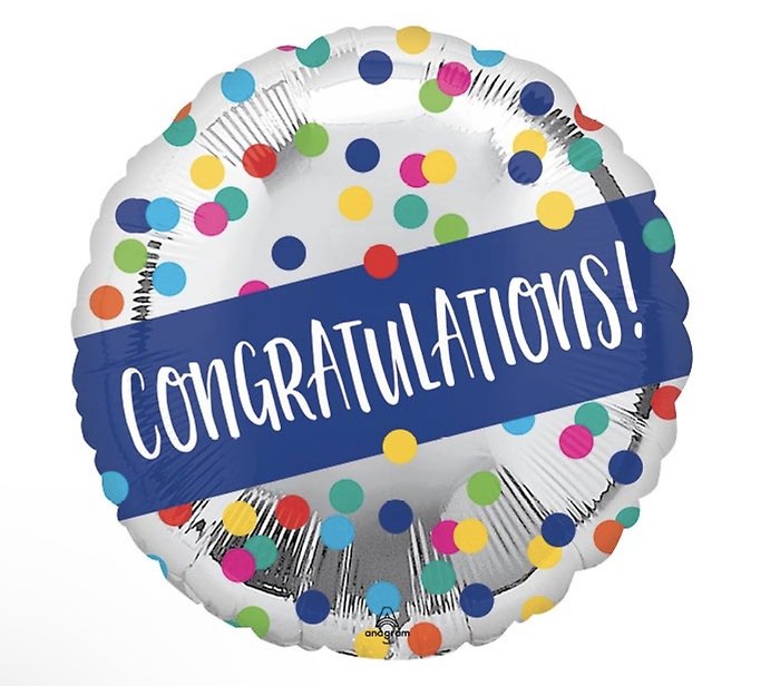 Congratulations Mylar Balloon